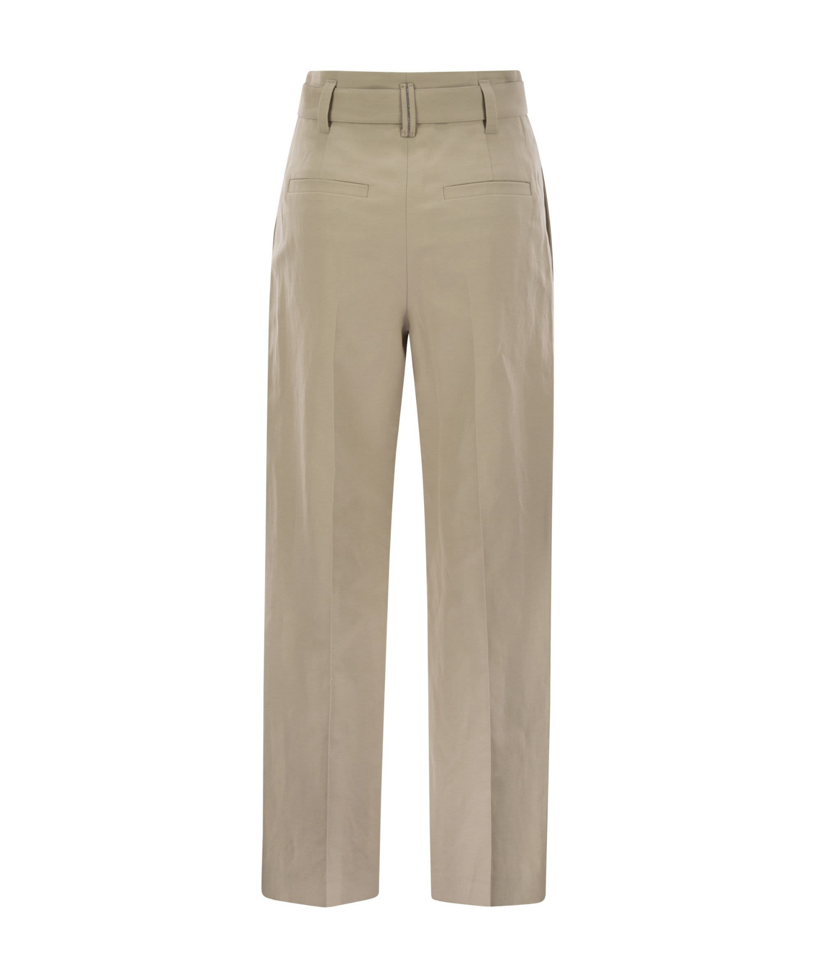 BRUNELLO CUCINELLI CORSET CIGARETTE TROUSERS