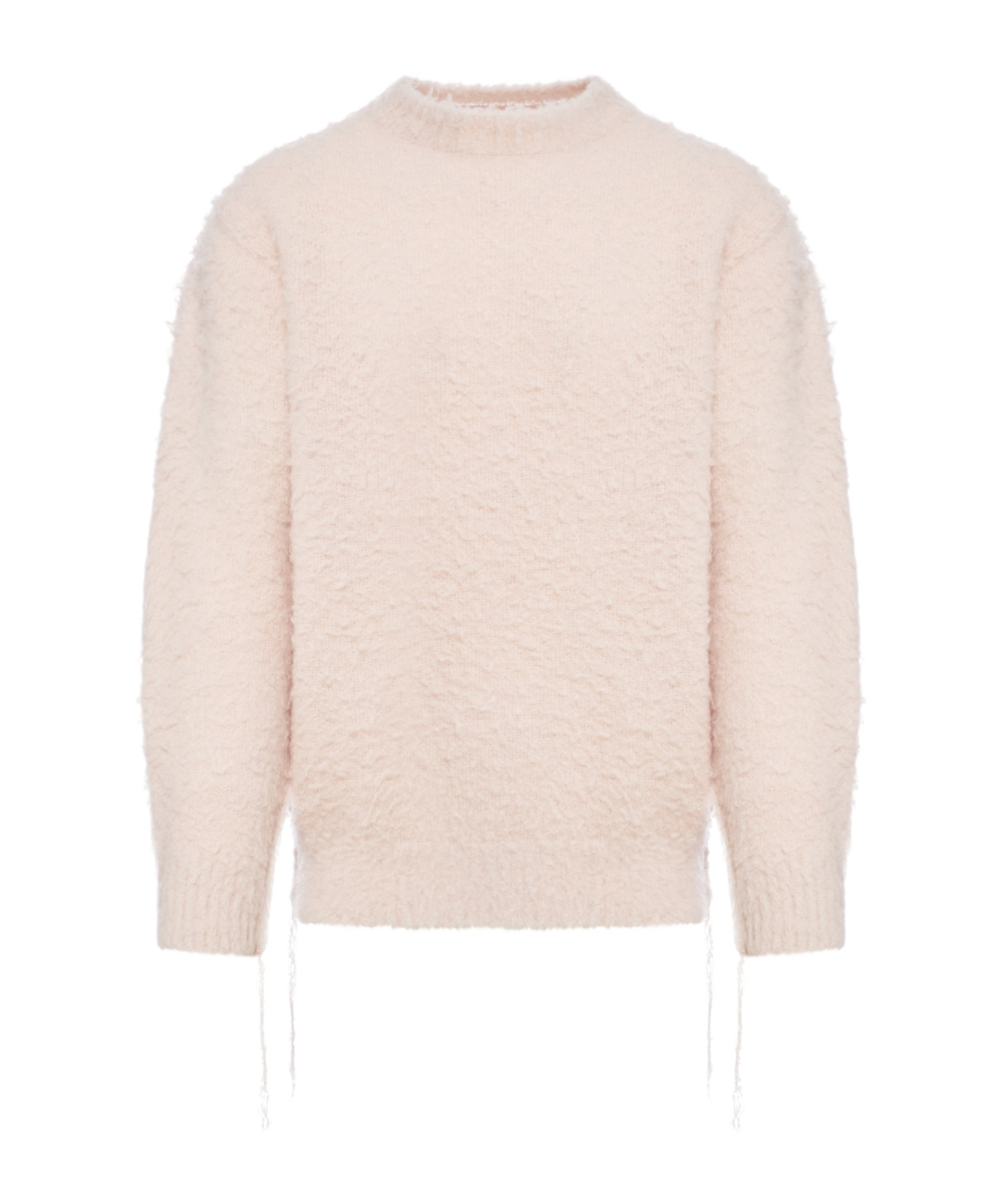Sacai Round Neck Sweater In Nude