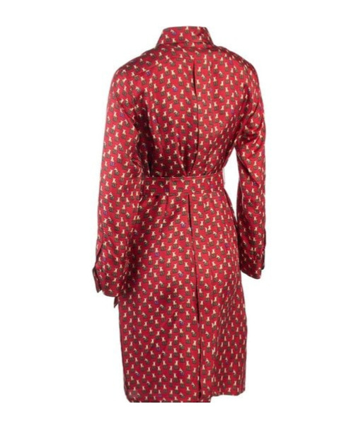 Max Mara Long-sleeved Dress In Red
