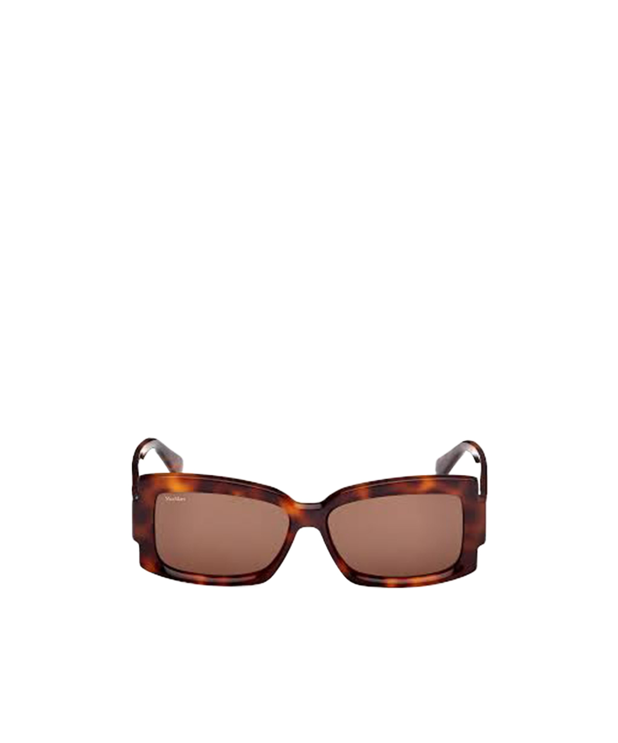Max Mara Rectangular Frame Sunglasses In Brown