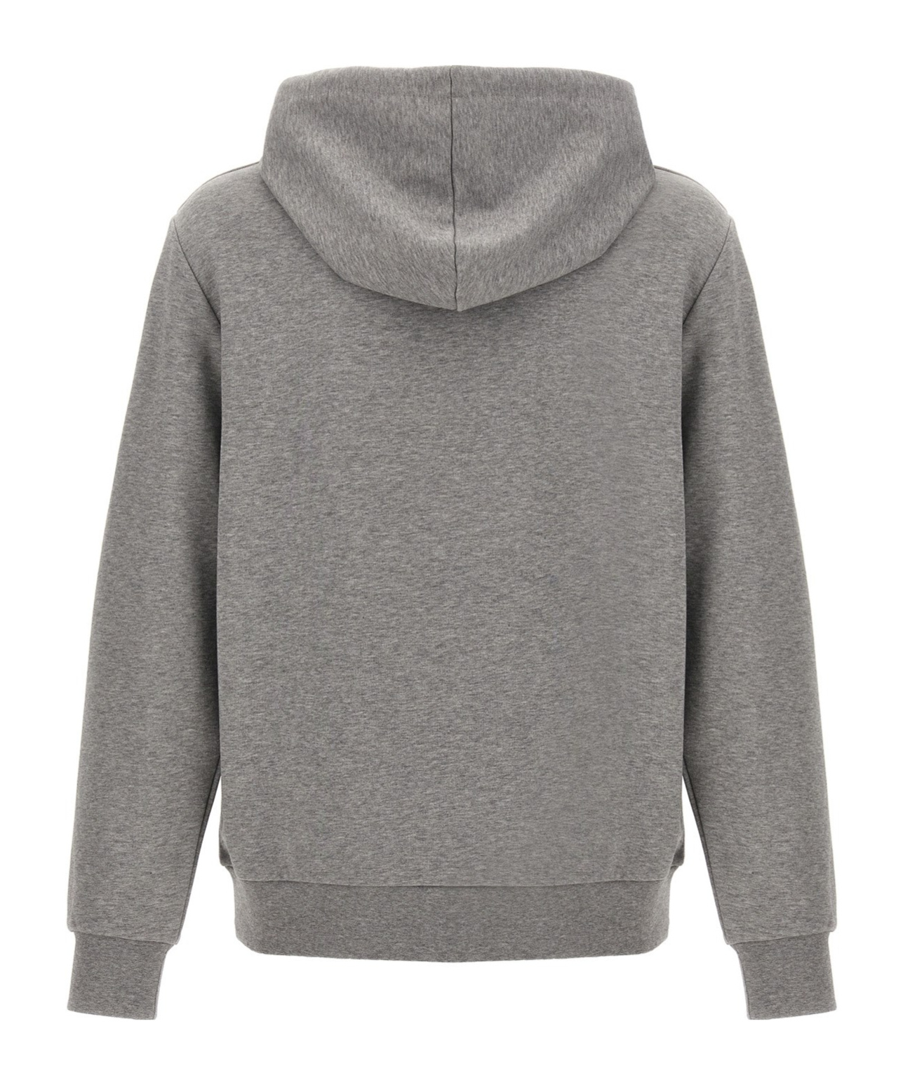 Apc Milo Logo-print Drawstring Hoodie In Gray