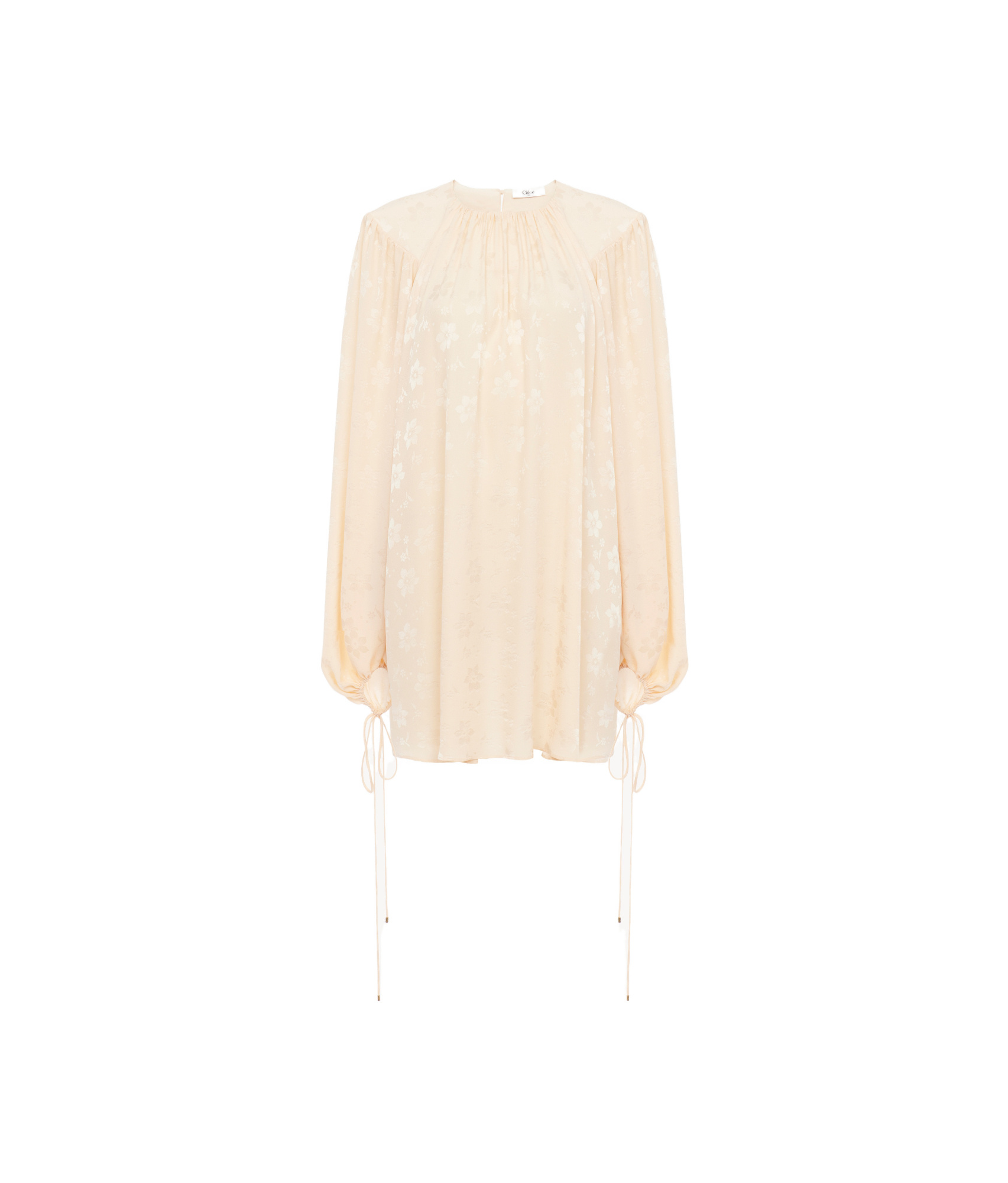 CHLOÉ JACQUARD SILK MINI DRESS