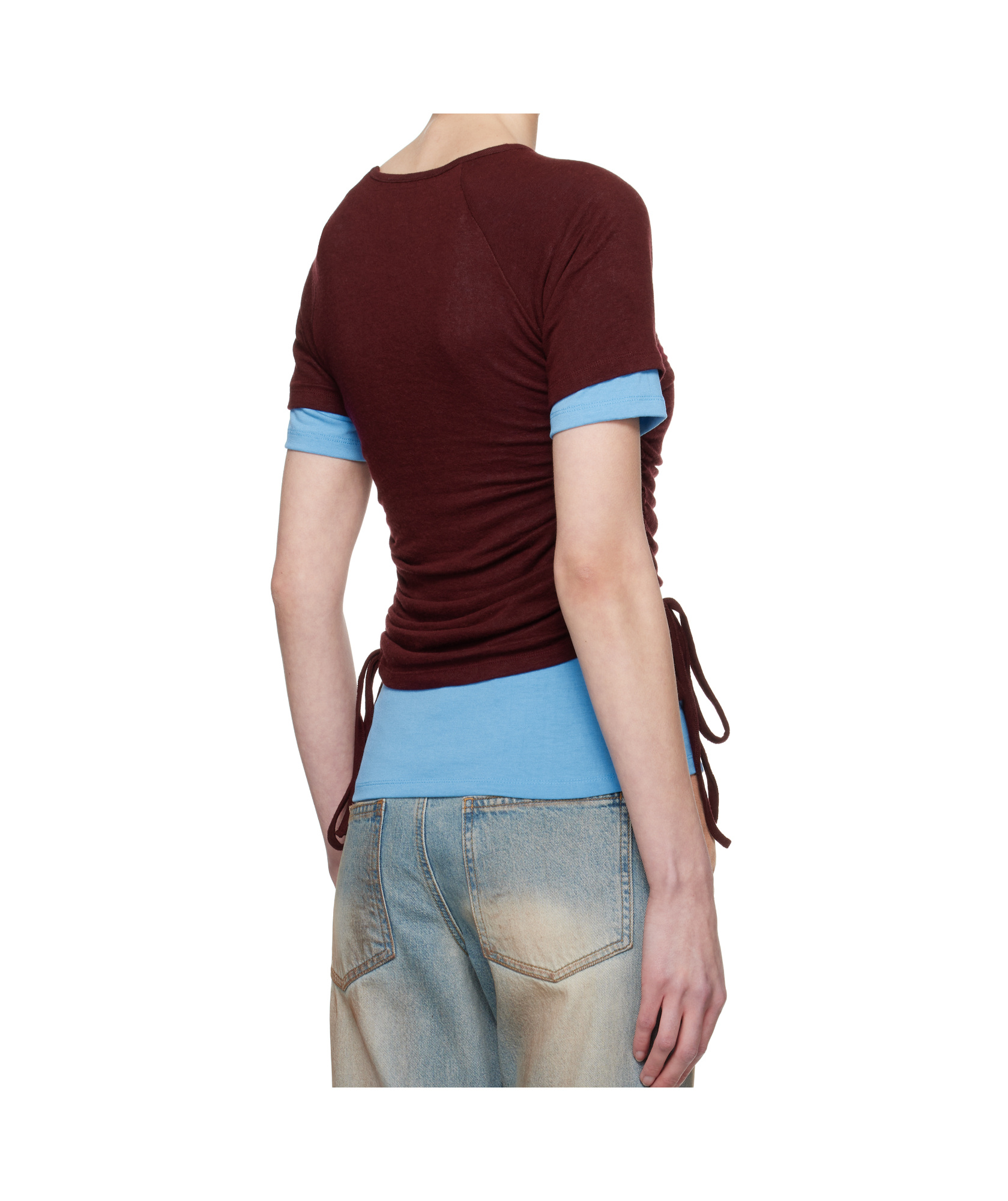 Andersson Bell Cindy String Layered T-shirt In Multicolor