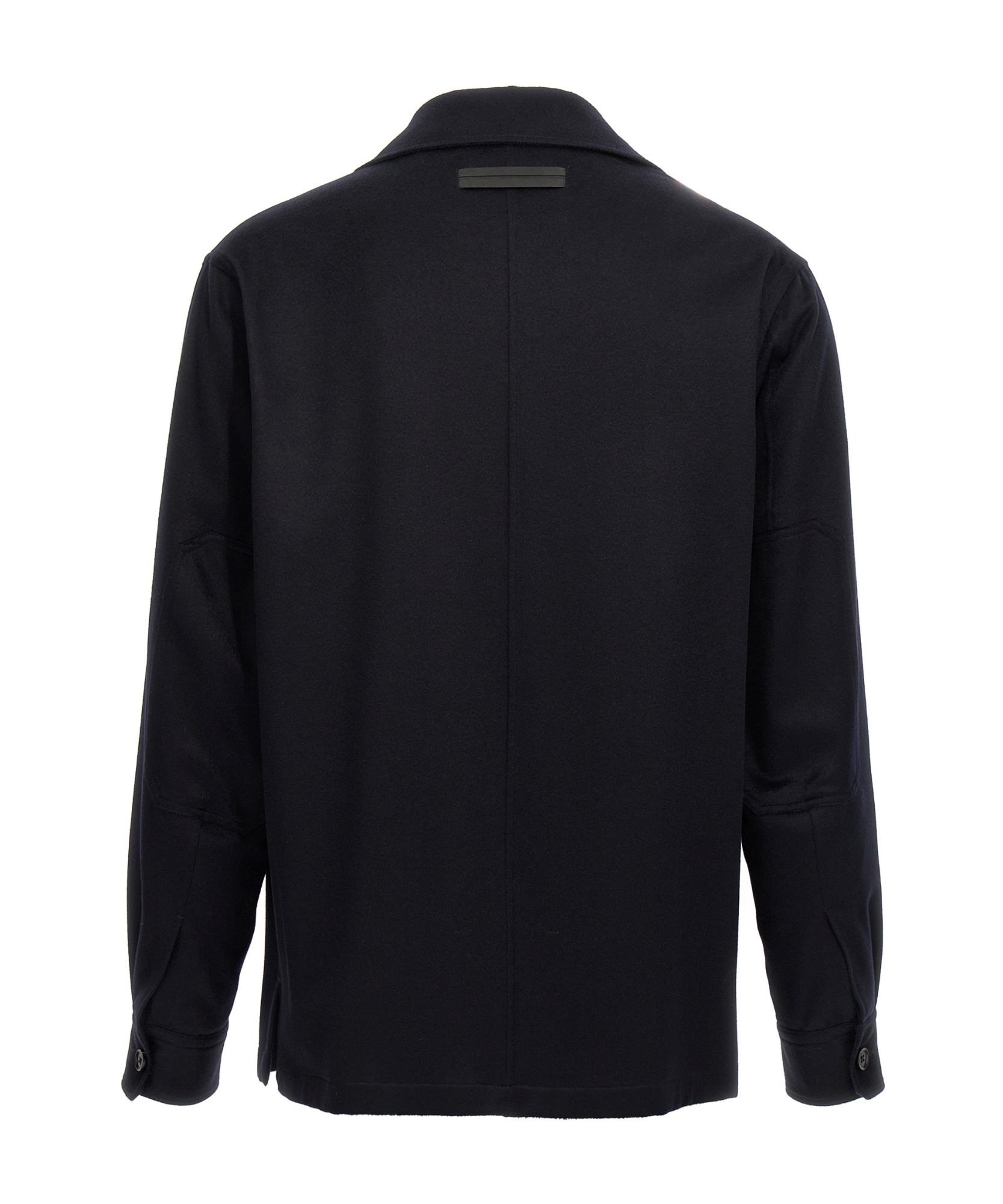 Shop Zegna Oasi Cashmere Alba Overshirt In Black