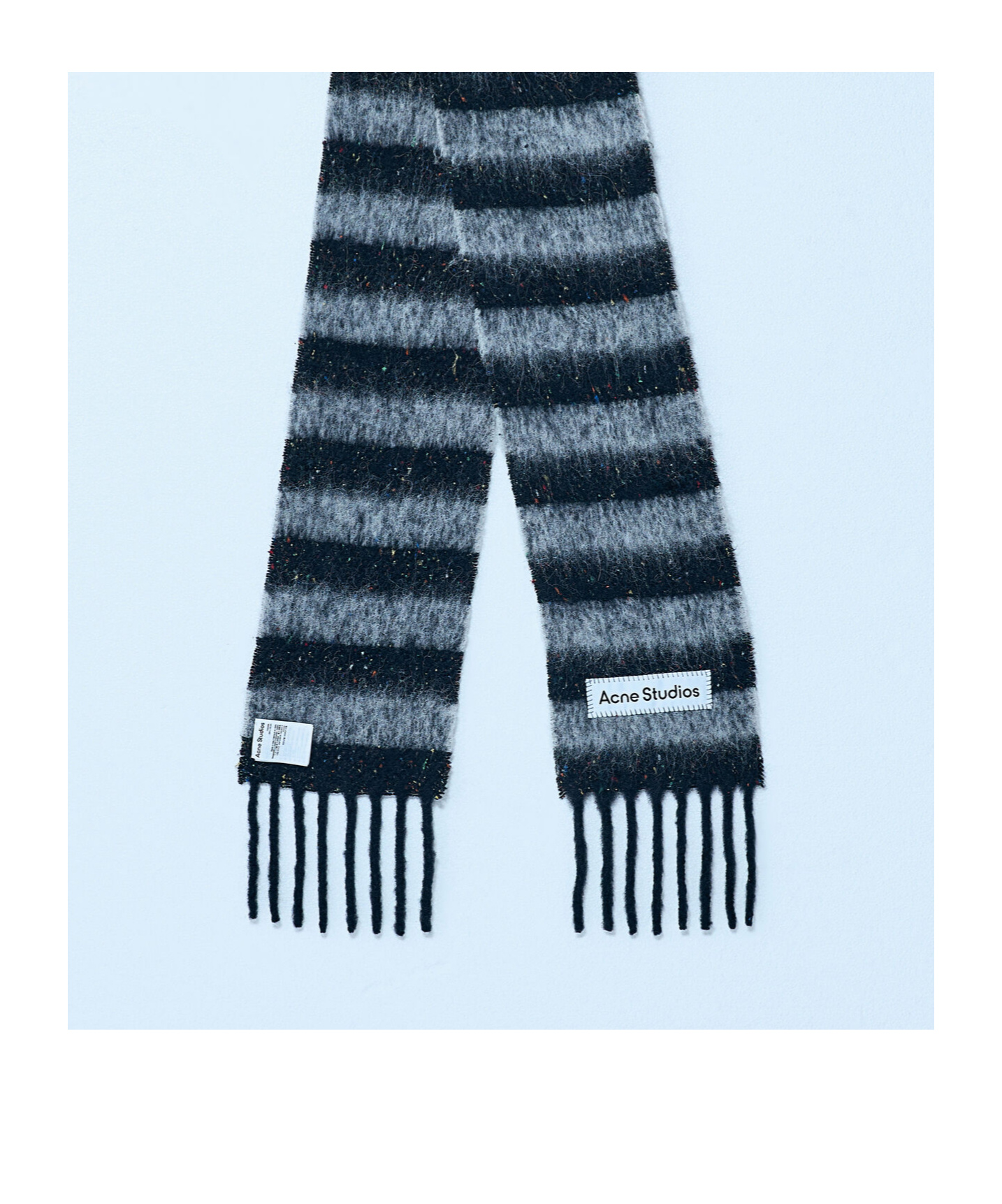 Acne Studios Men Vonkey Skinny Scarf In Black