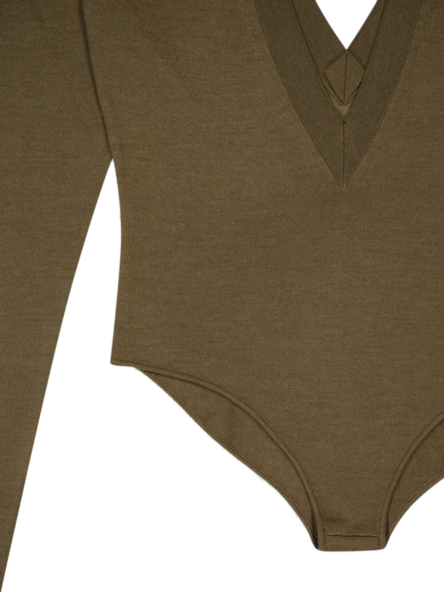 Saint Laurent Fine-knit Body In Green