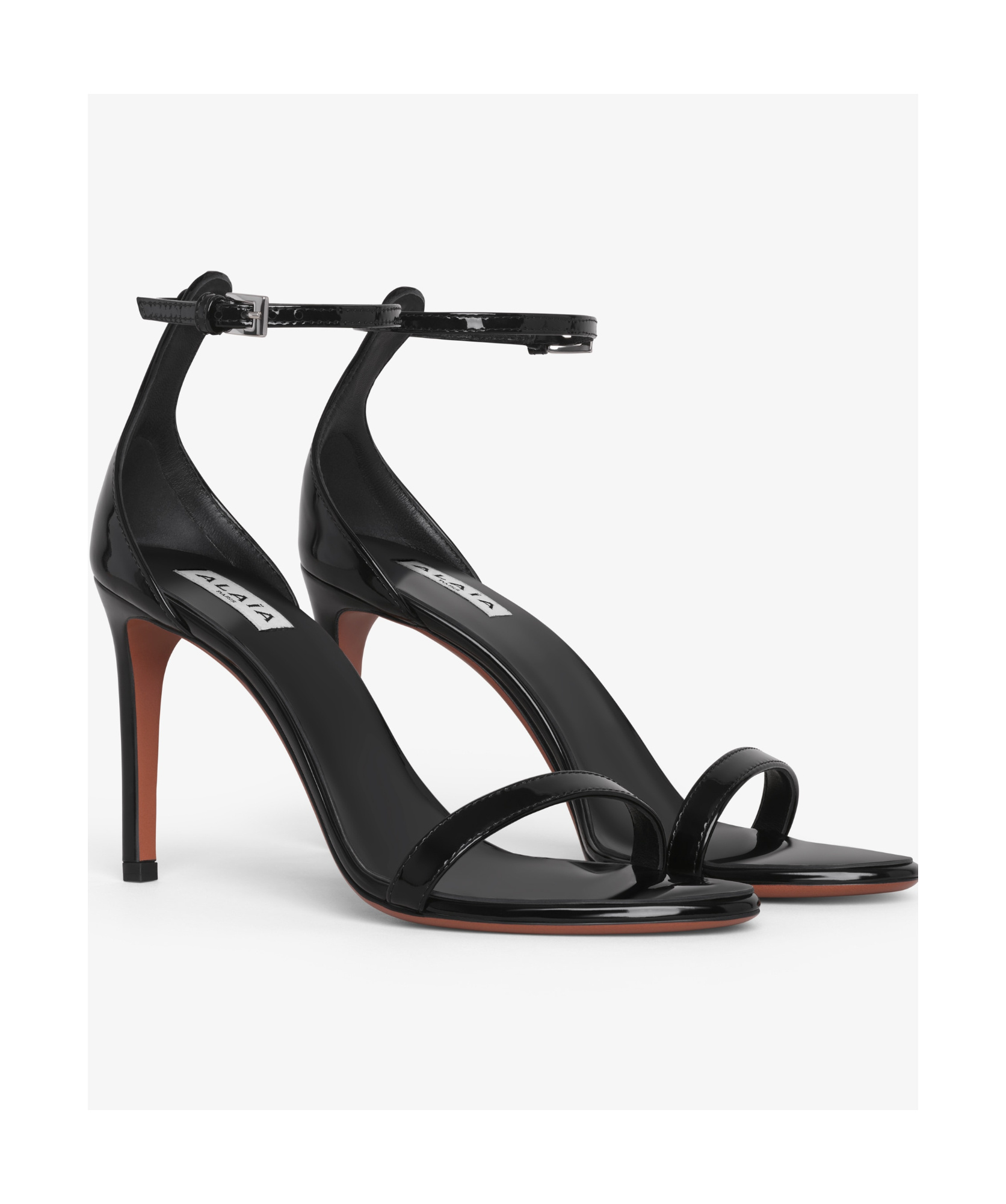 Alaïa Ankle Strap Sandal In Black