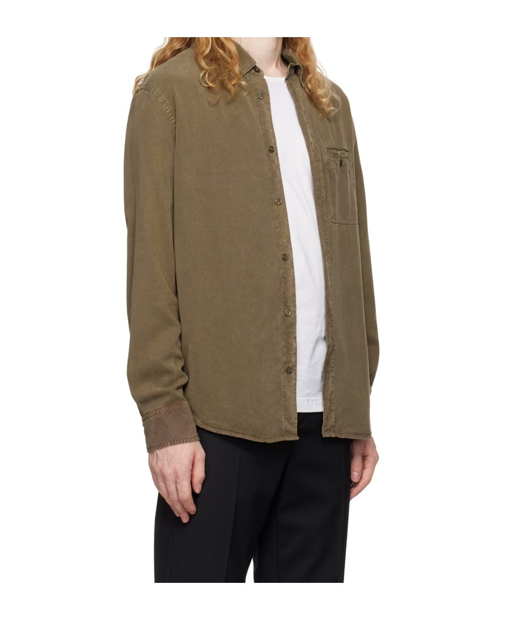 Filippa K Khaki Zachary Shirt In Green
