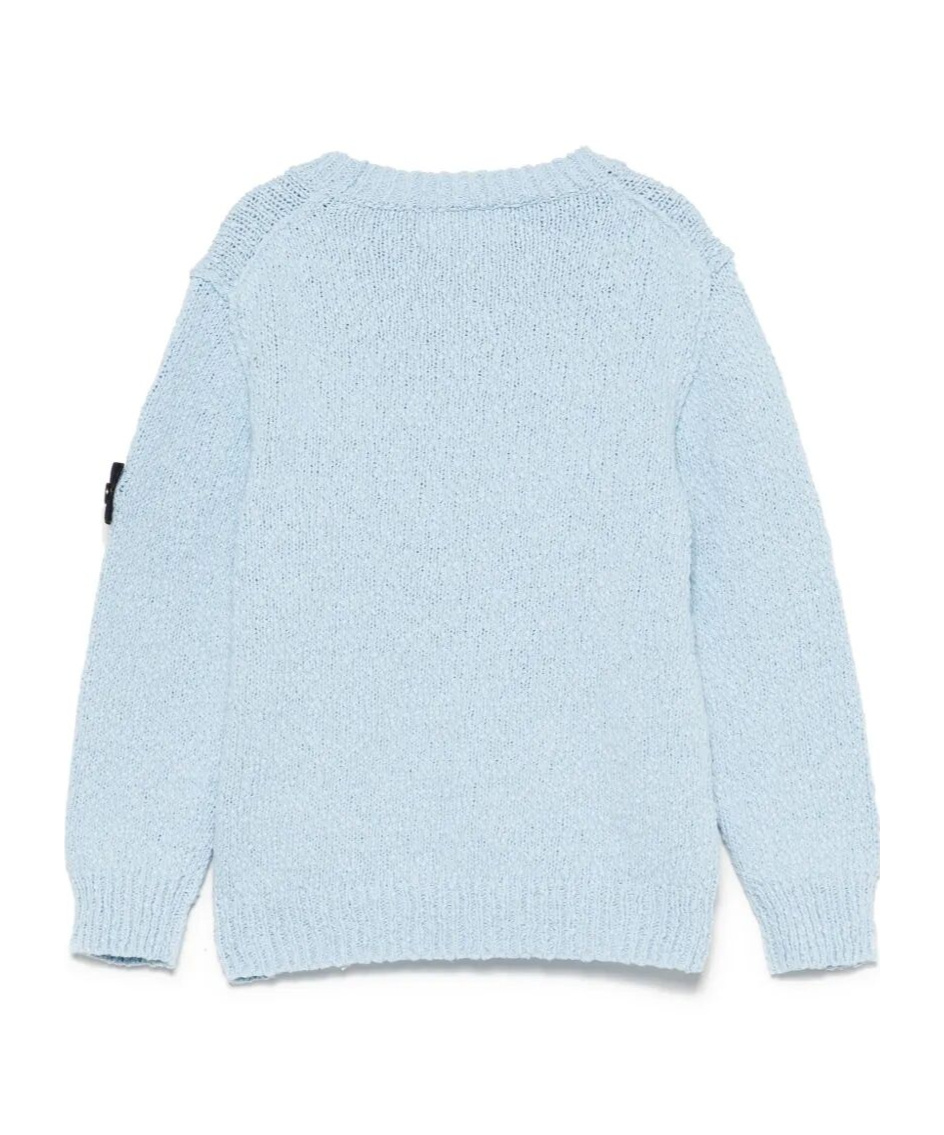 Stone Island Cotton Sweater In Blue