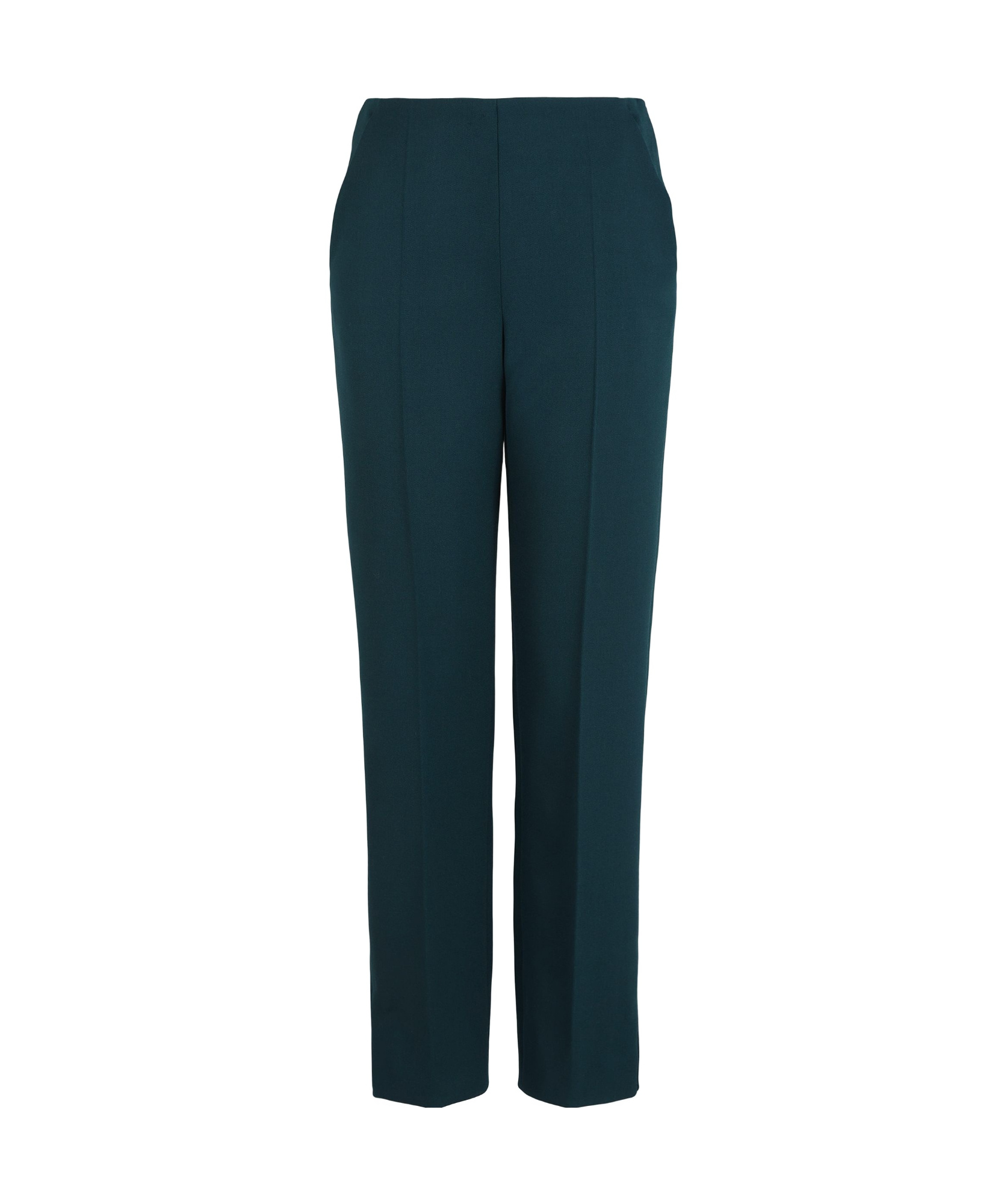 Giorgio Armani Wool Straight Pants In Black