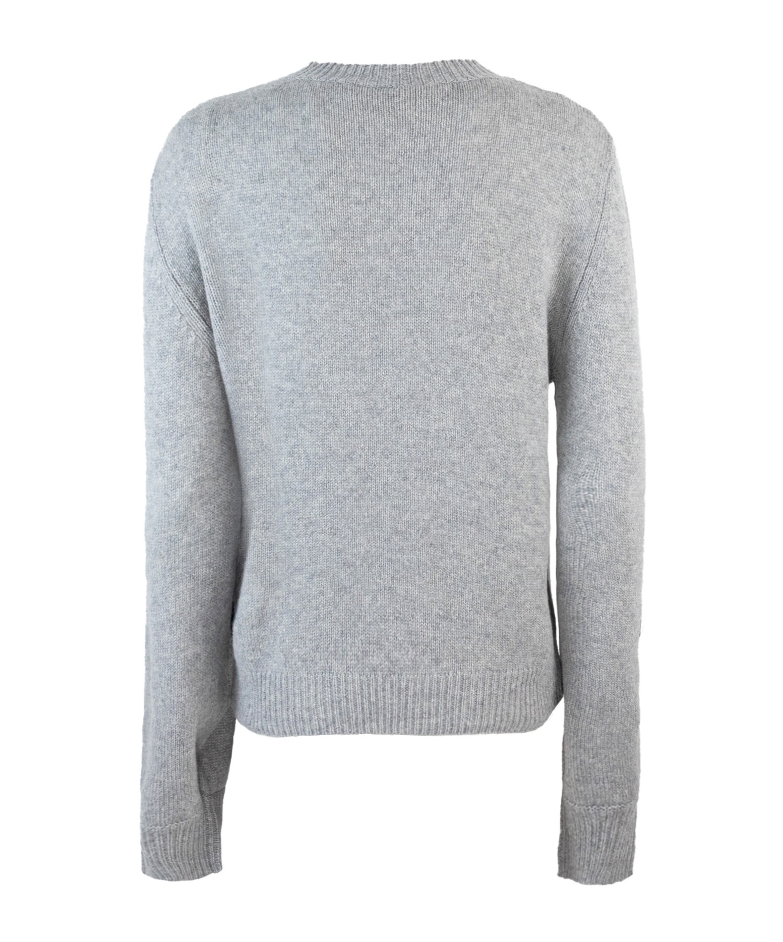 Marni Grey Cashmere Sweater With Embroidery In Gray