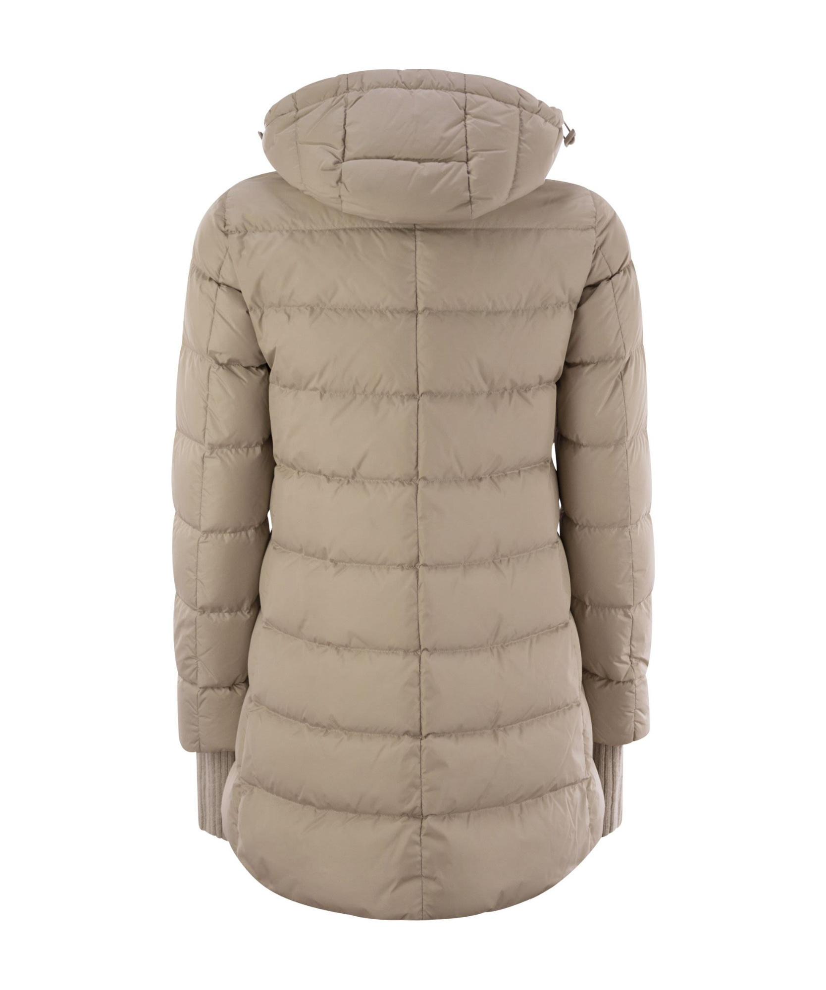 HERNO HERNO ZIP-UP HOODED DOWN JACKET