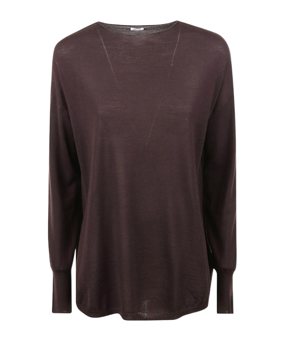 Aspesi Crew Neck Sweater In Black