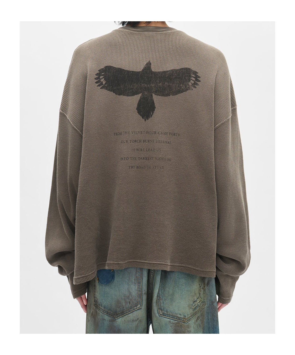 Ann Demeulemeester Emil Long-sleeved T-shirt In Brown