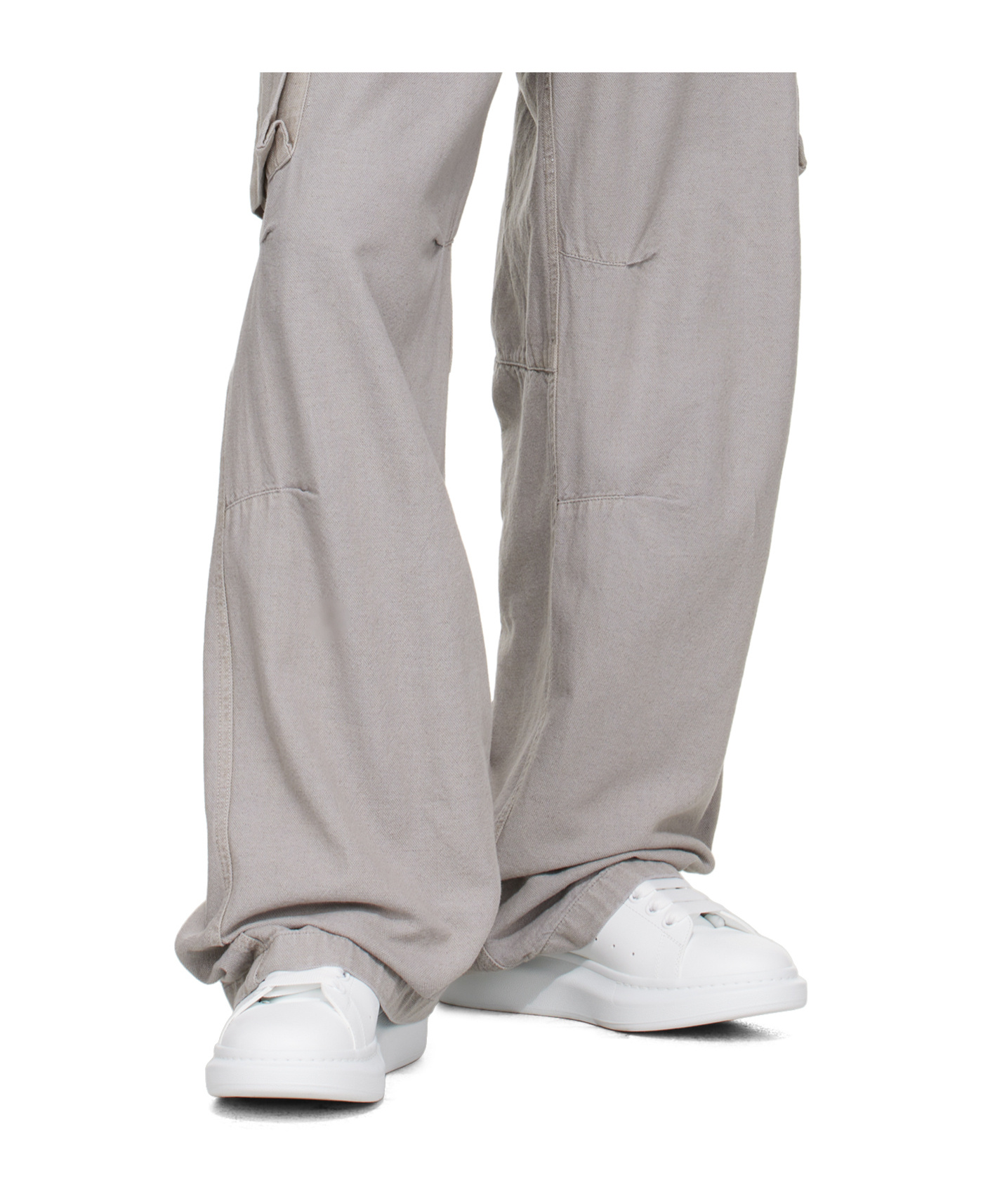 Alexander Mcqueen Oversized Sneakers In Gray