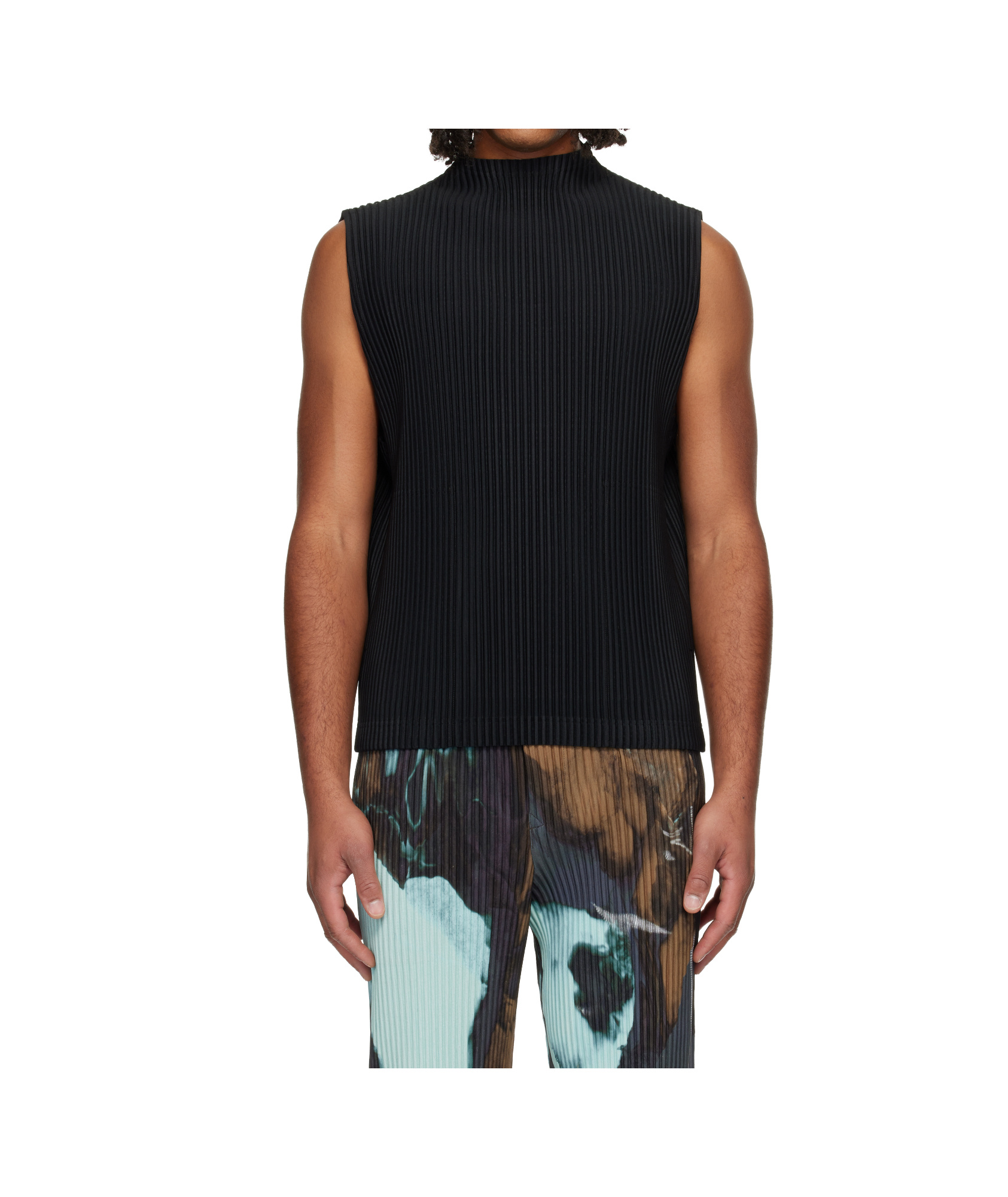 Issey Miyake Black Monthly Color July Tank Top In Black