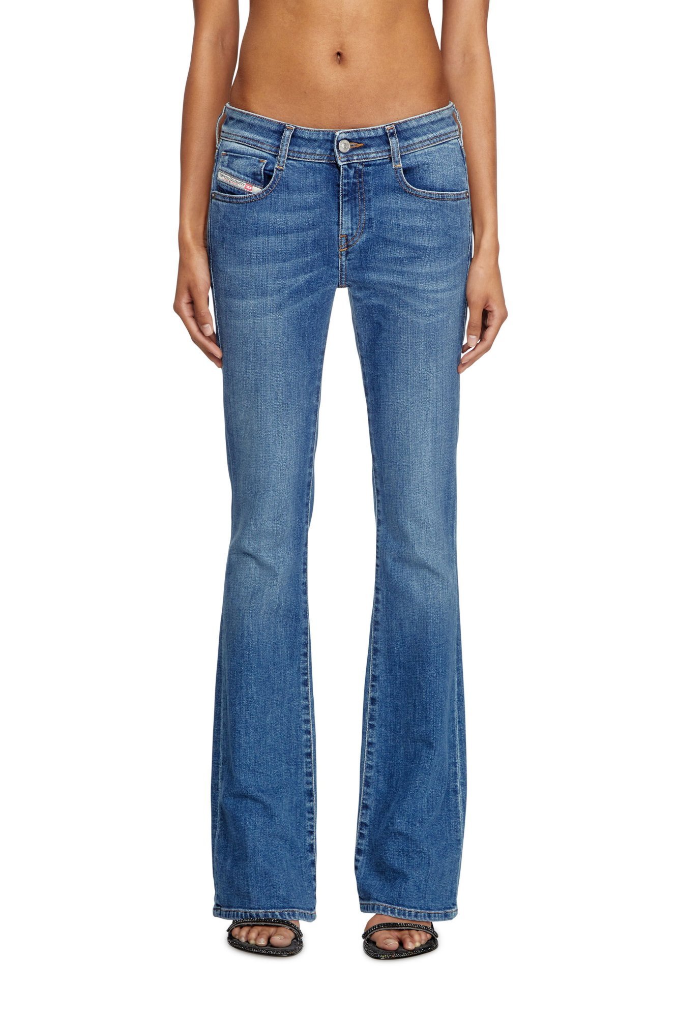 Diesel Belt-loop Jeans In Blue