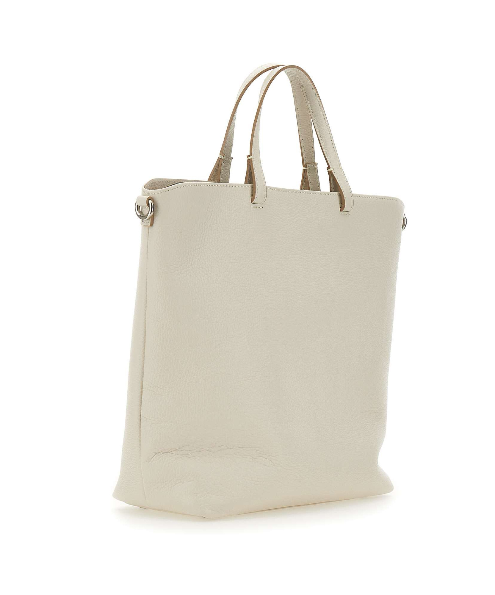 Gianni Chiarini Aida Top Handle Bag In Nude