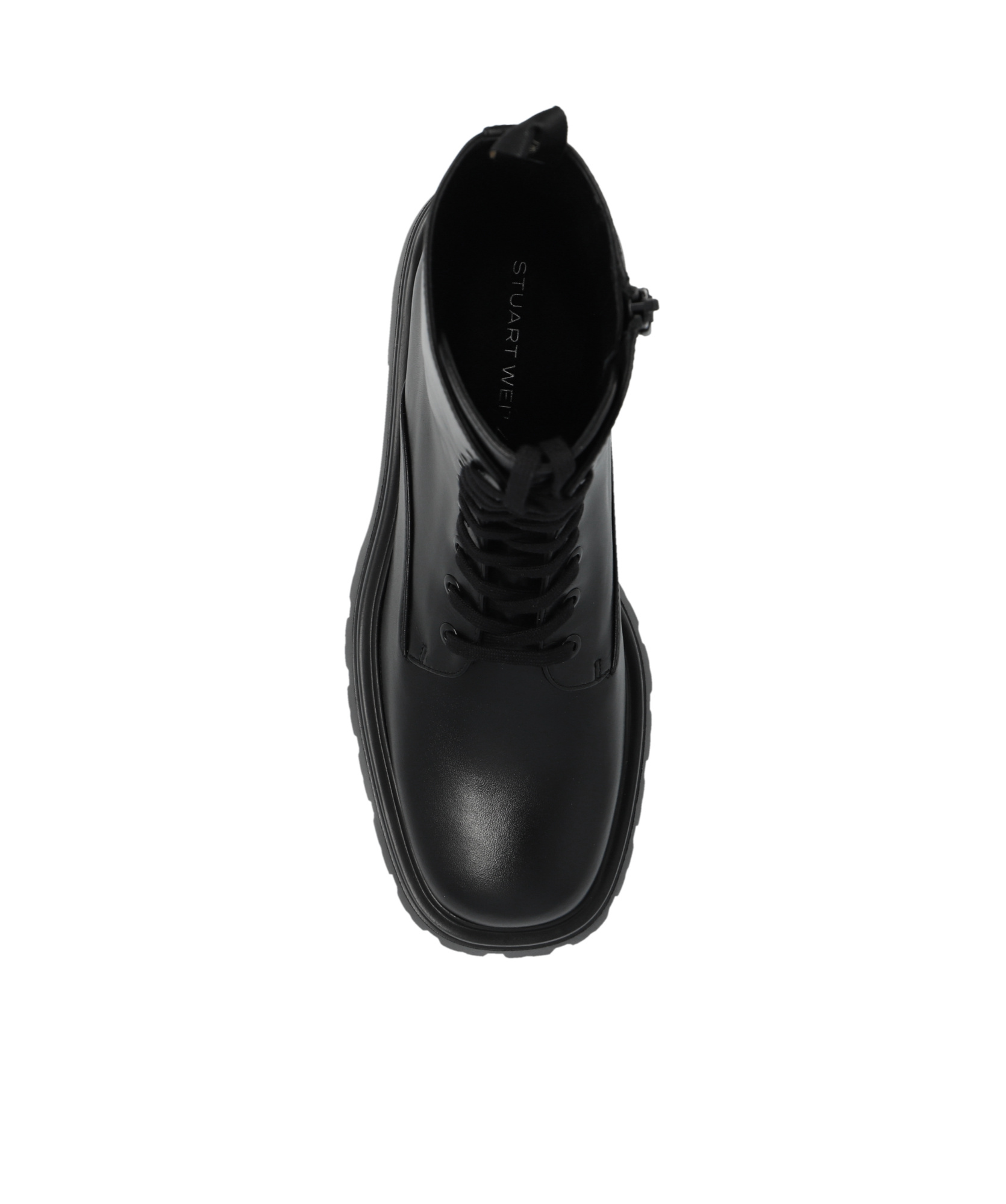 Stuart Weitzman Lacing Short Boots In Black