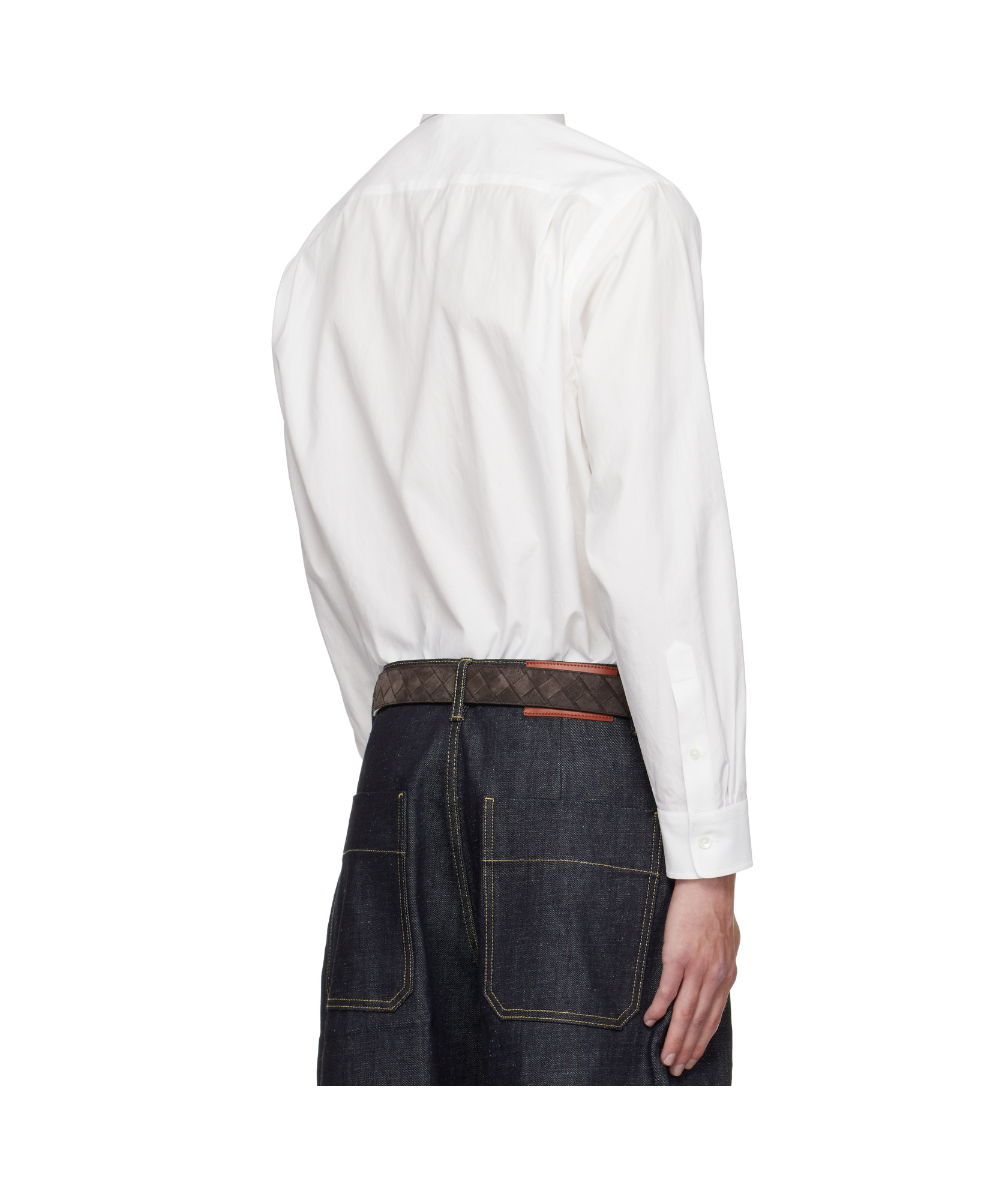 Auralee Long-sleeved Shirt In White