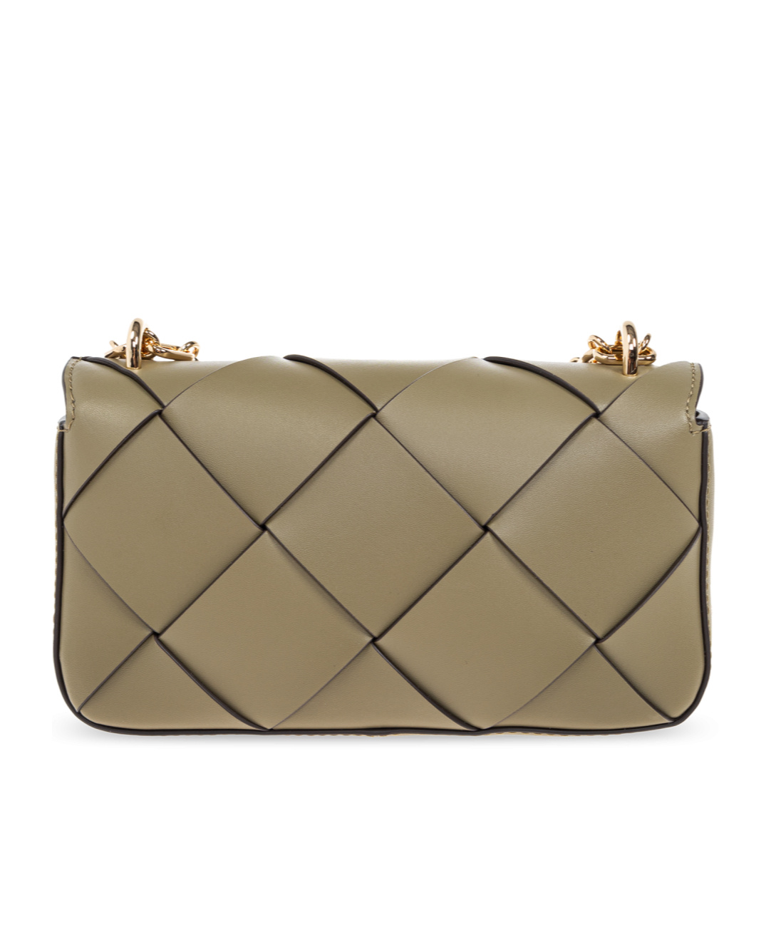 Shop Michael Michael Kors Chain-link Shoulder Bag In Brown
