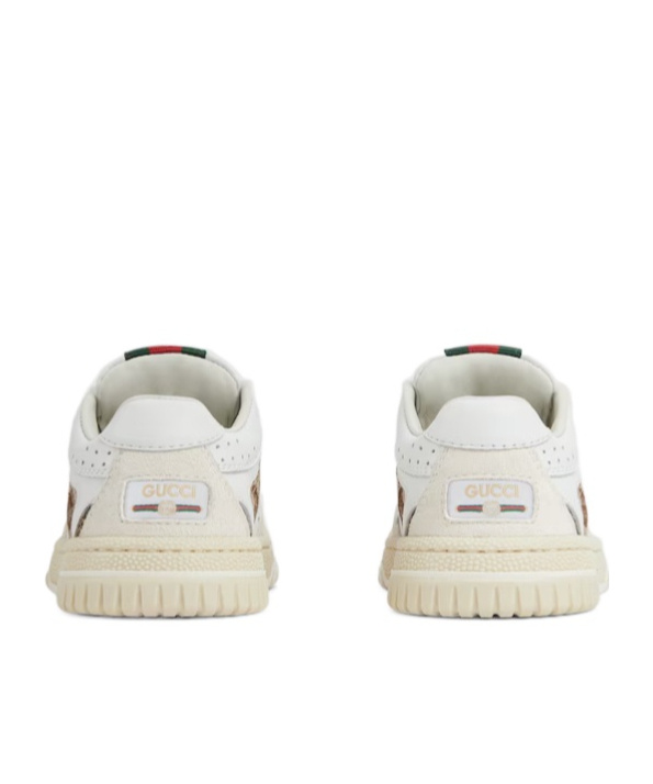 Shop Gucci Re-web Sneakers In White