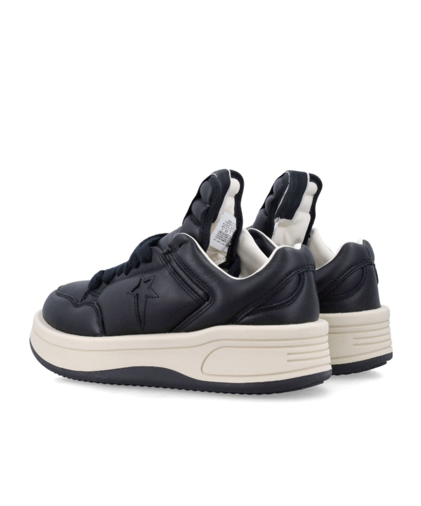 Converse X Drkshdw Turbowpn Leather Low-top Sneakers In Black