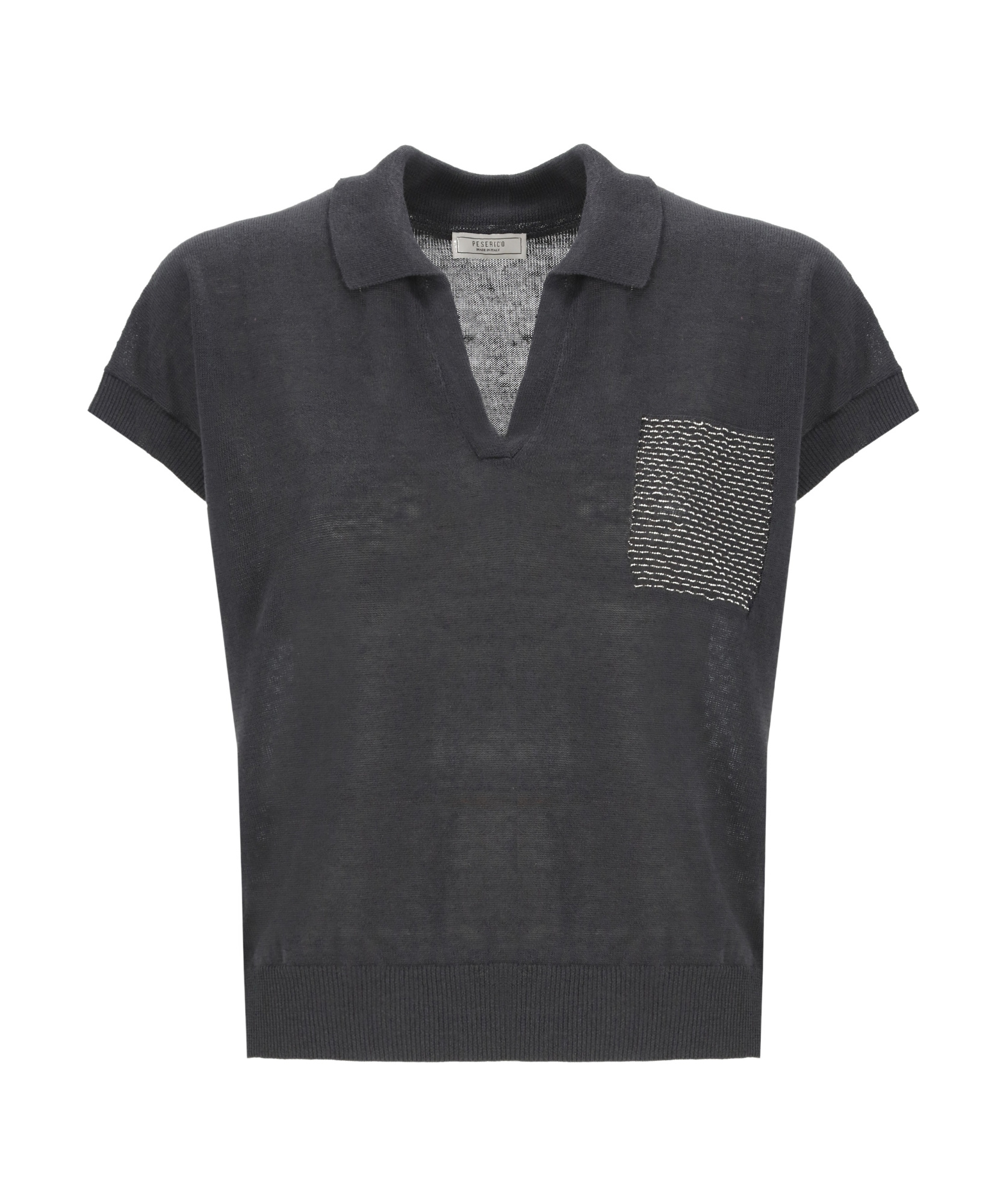 Shop Peserico Chain-link Pocket T-shirt