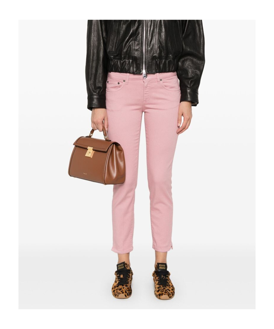 Dondup Belt-loop Jeans In Pink