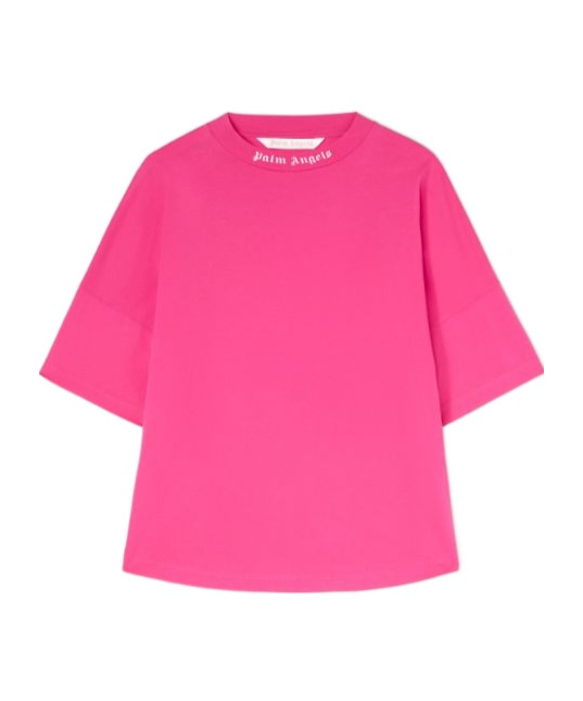 Palm Angels Women T-shirt With Print In Pink