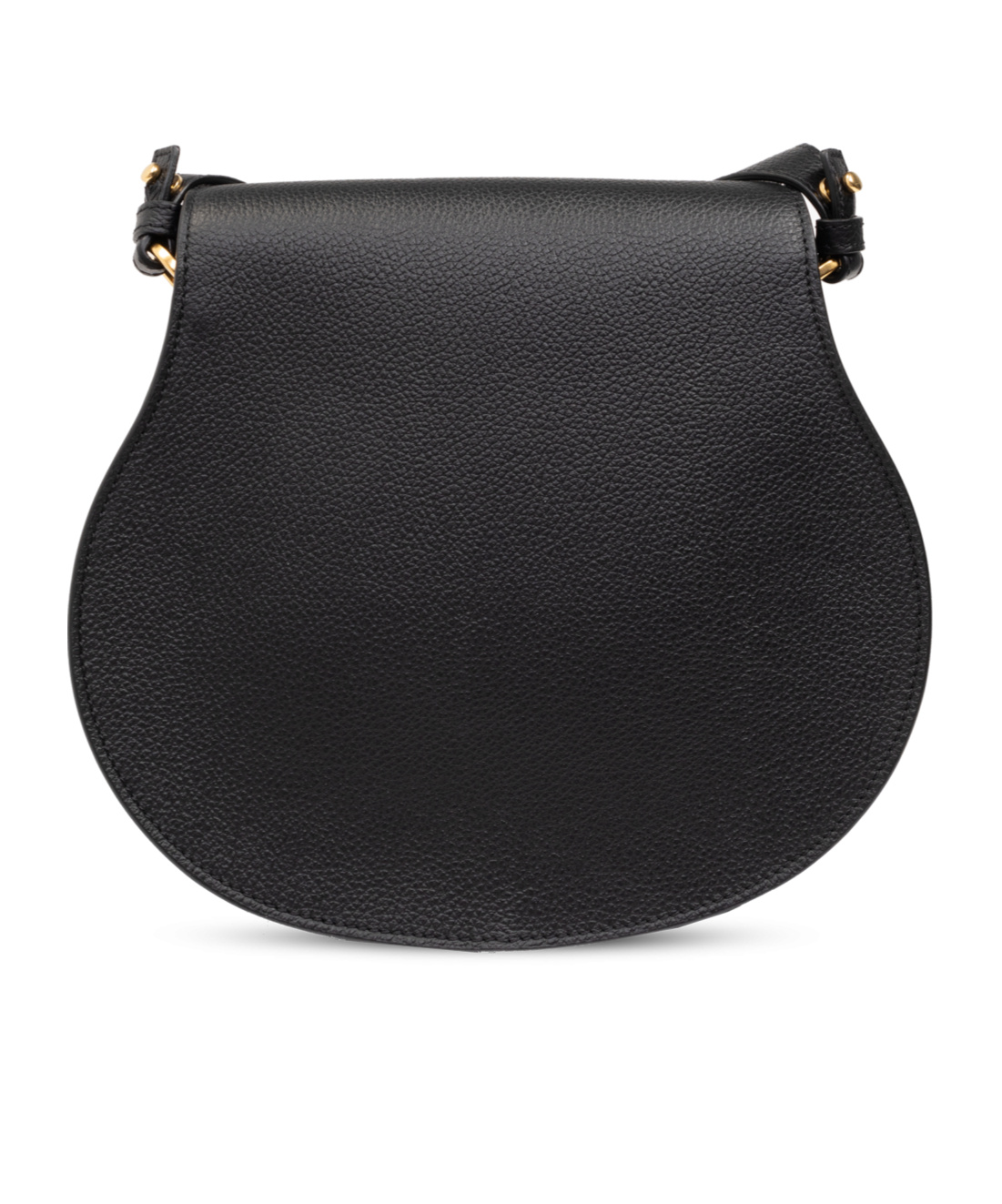 Shop Chloé Marcie Leather Crossbody Bag In Black