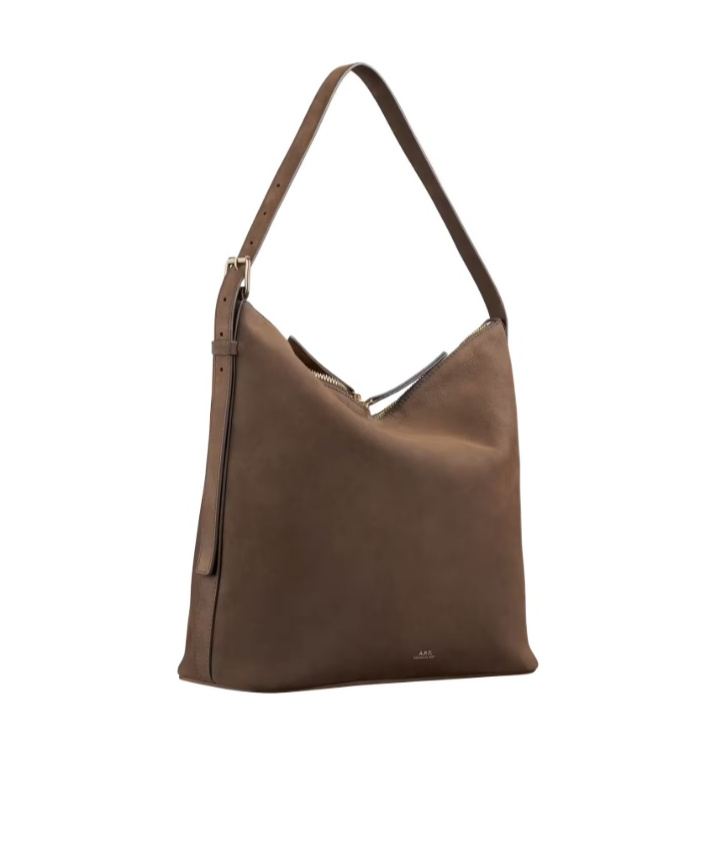 Apc Vera Shoulder Bag In Brown