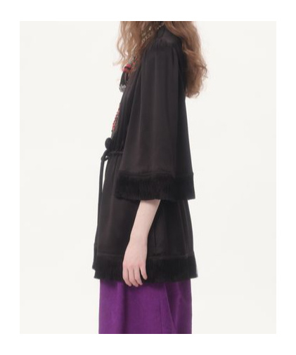 Valentino Bead-embellished Blouse In Black