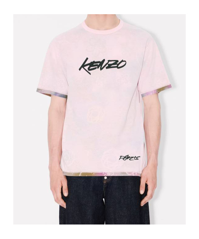 Kenzo Pink  Paris Futura 2000 Edition Reversible T-shirt In Pink