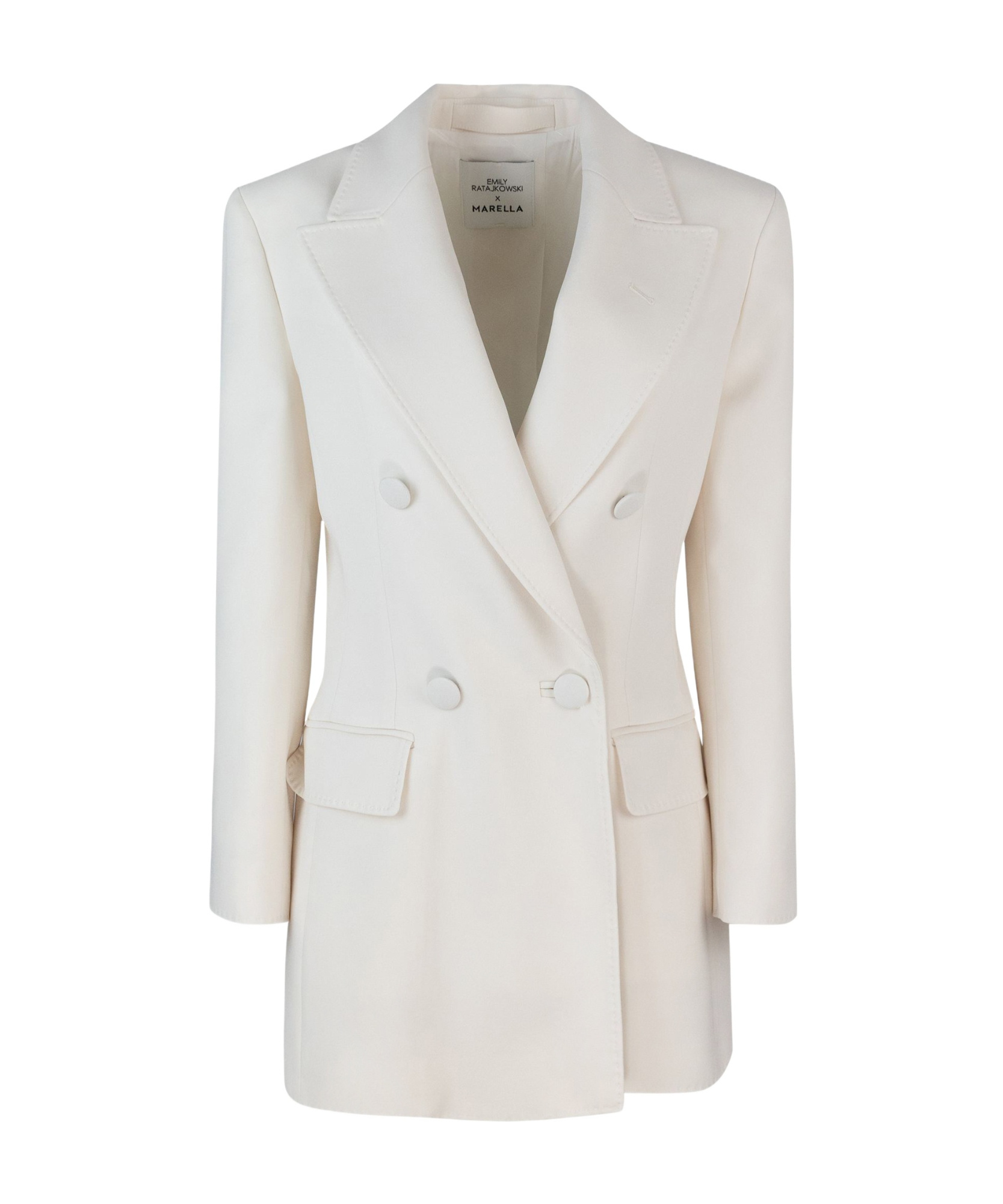 Marella Codesign Waisted Blazer In White