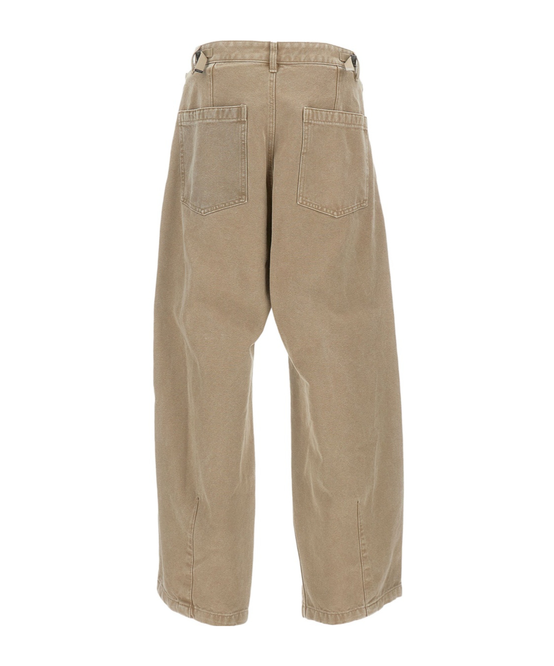 Wooyoungmi Relaxed Fit Cotton Wide-leg Trousers In Neutral