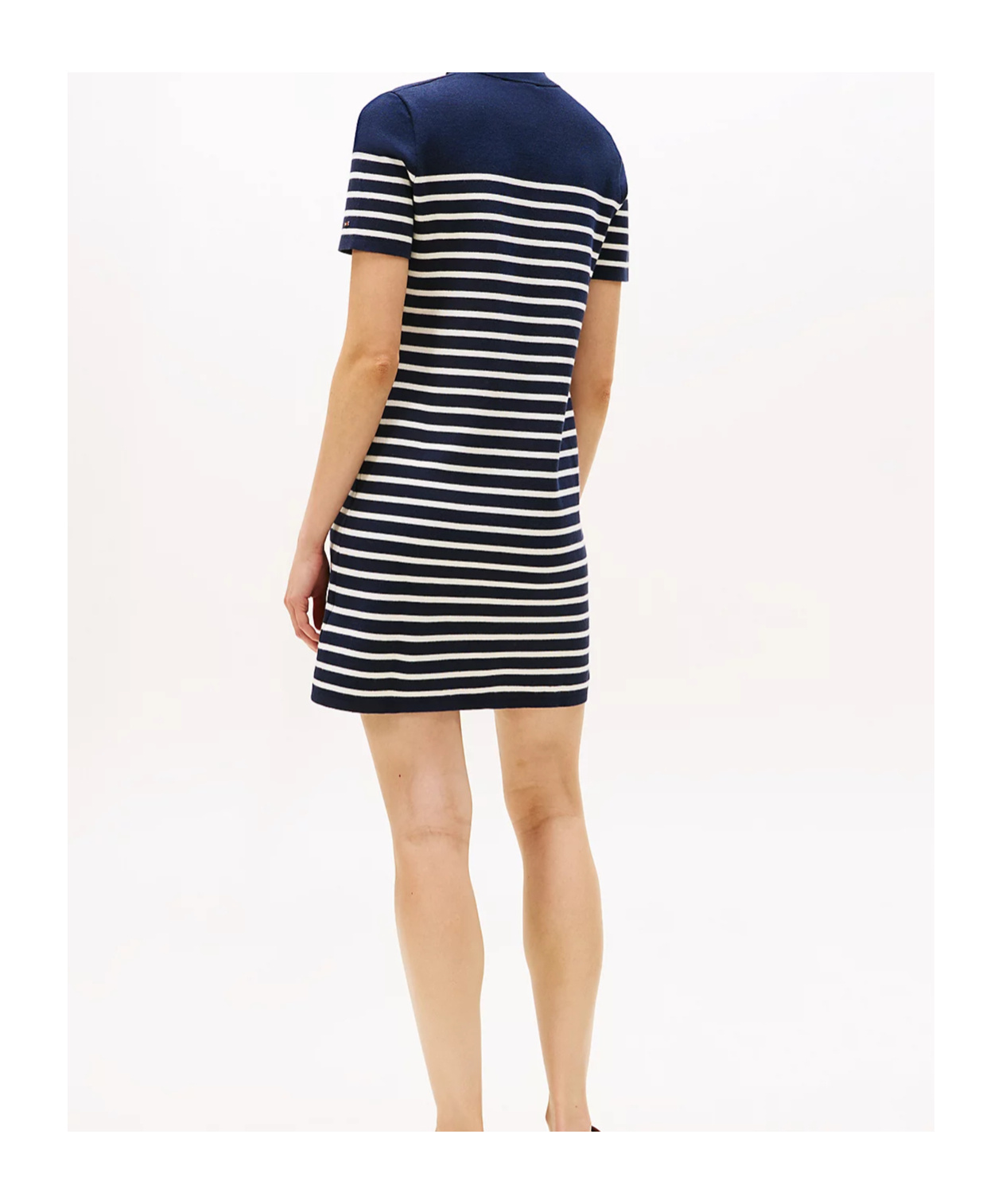 Tommy Hilfiger Short Sleeve Dress In Black