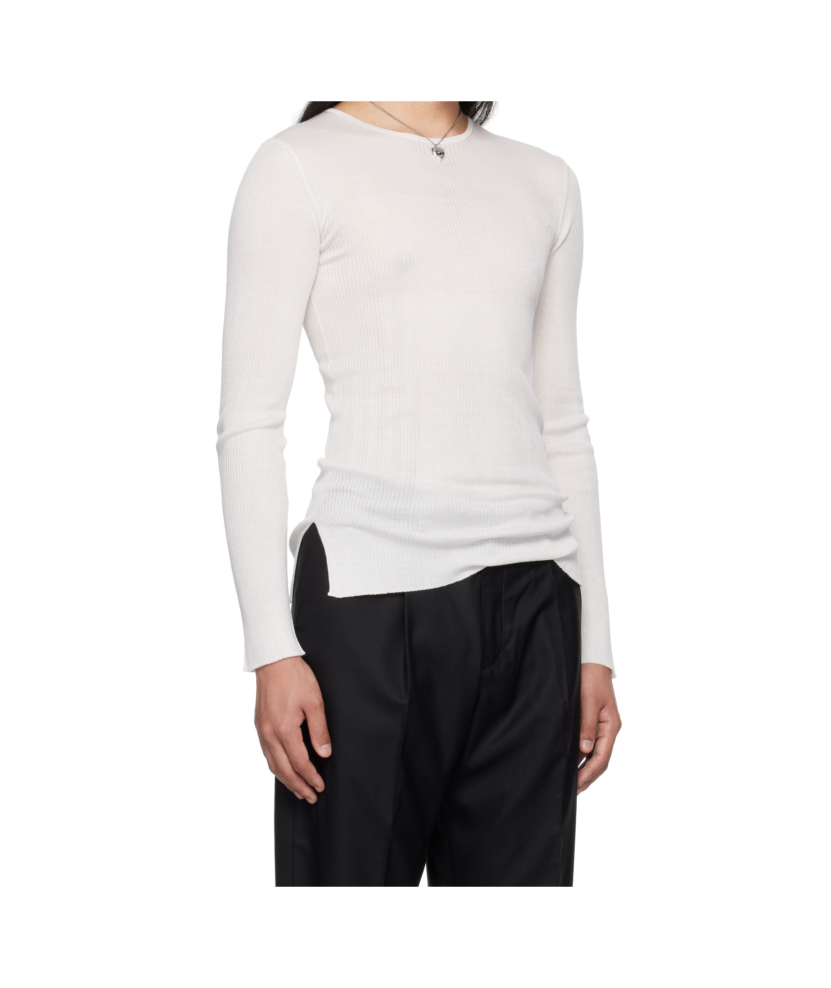 Enfants Riches Deprimes Long-sleeved Sweater In White