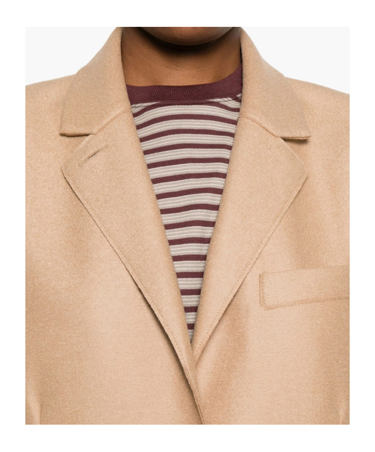 Harris Wharf London Patch-pocket Buttoned Blazer In Neutral
