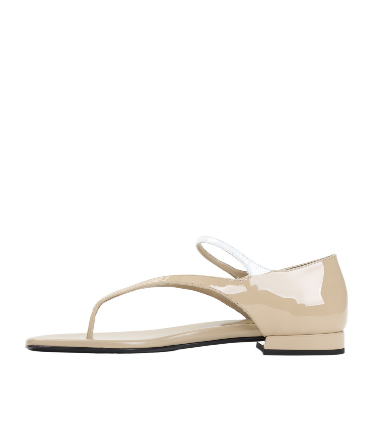 Miu Miu Beige Log Sandals