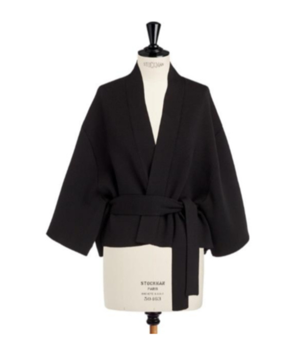 Dior Belted Jacket In Black
