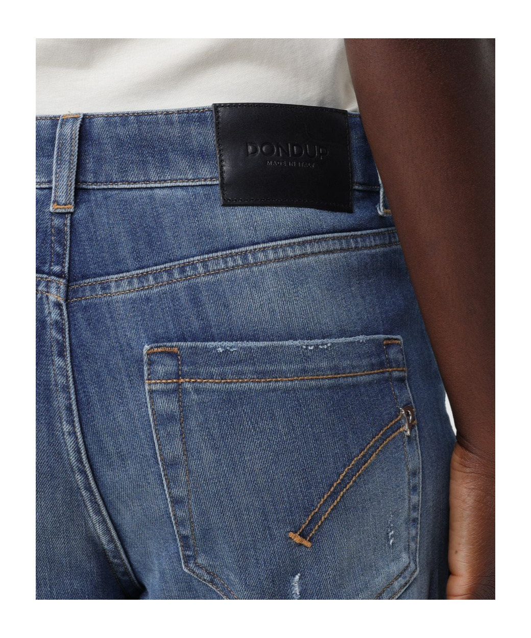 Dondup Jeans Woman Color Denim In Blue