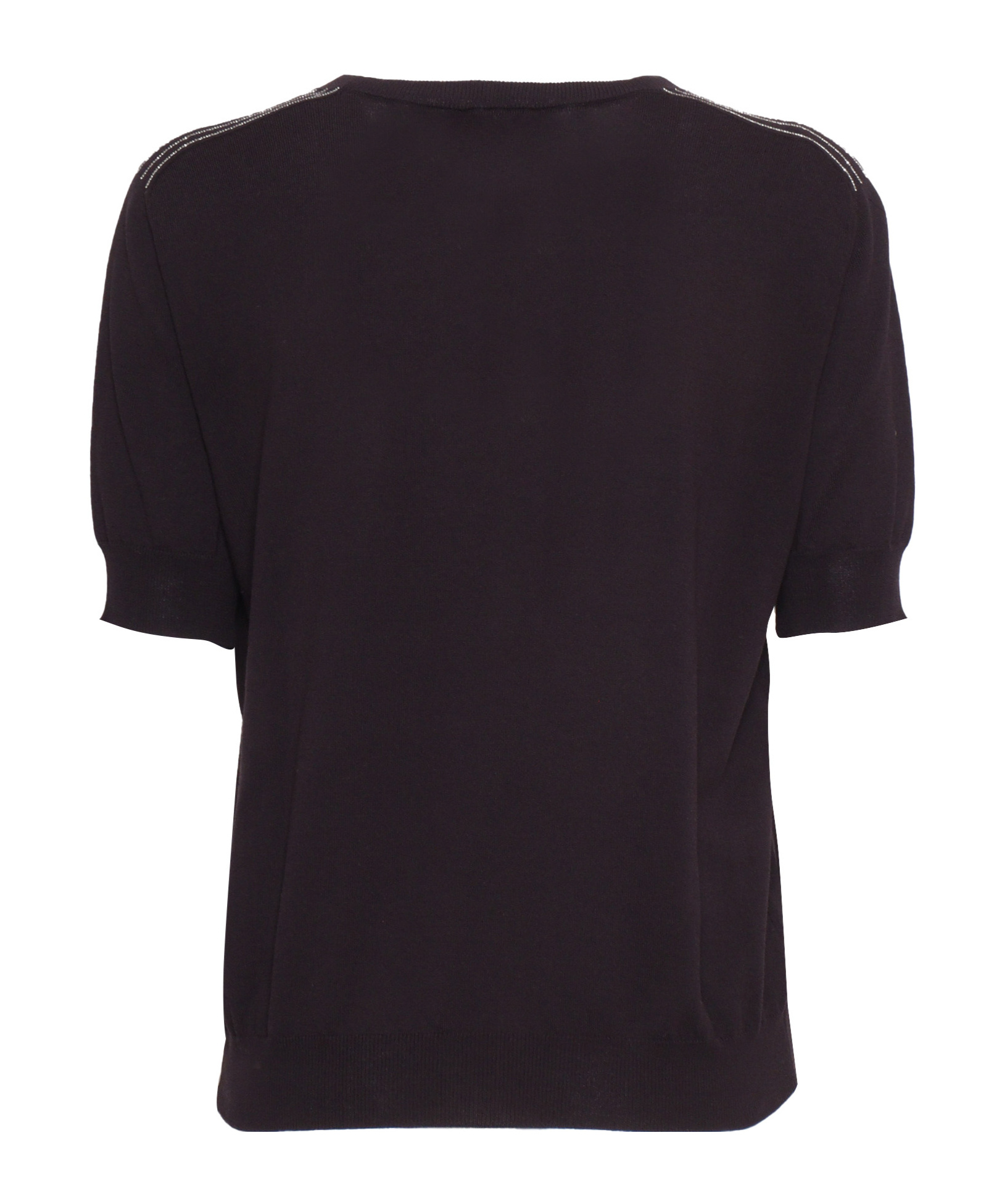 Peserico Cotton T-shirt In Black