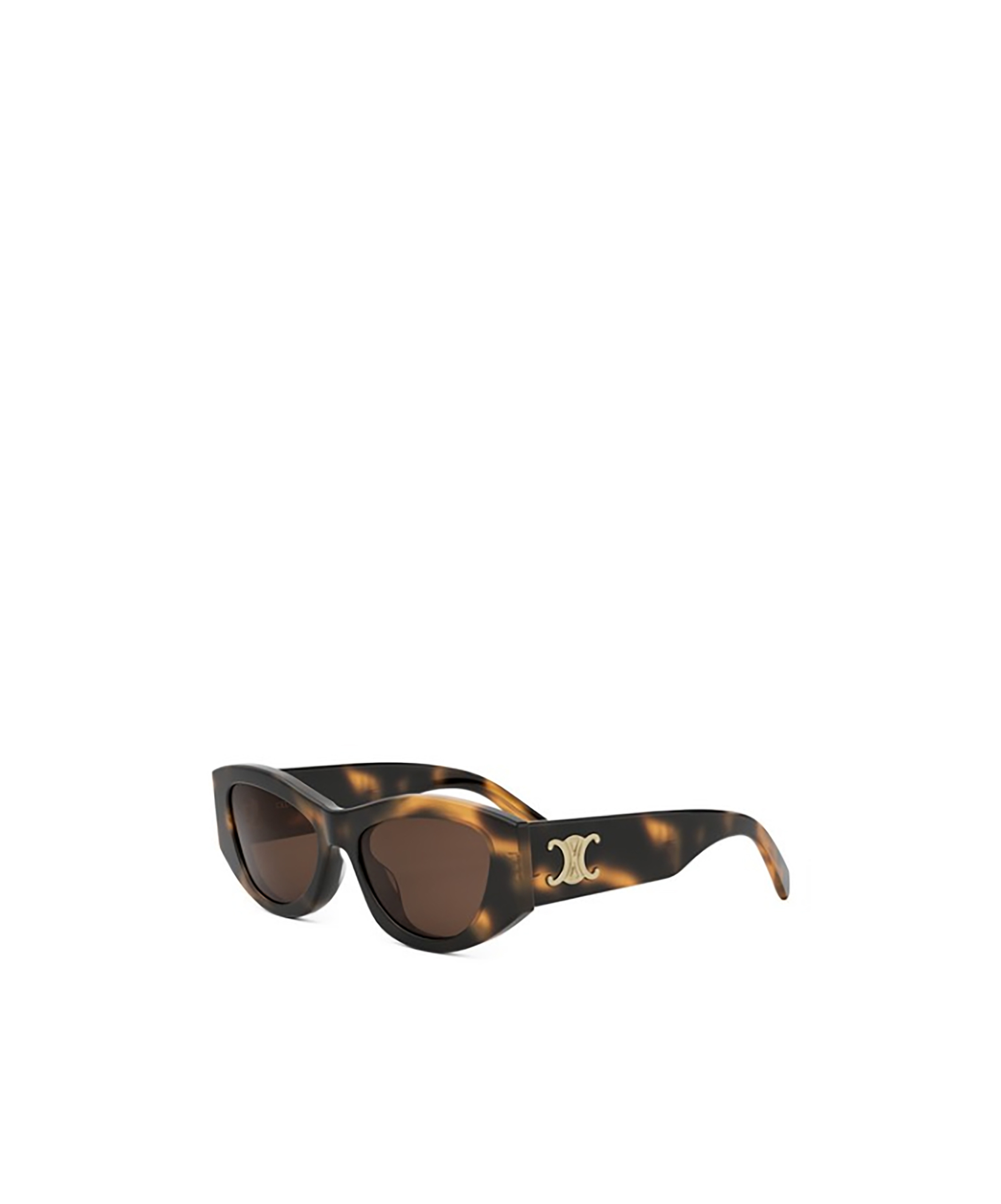 Celine Triomphe Cat-eye Sunglasses In Green