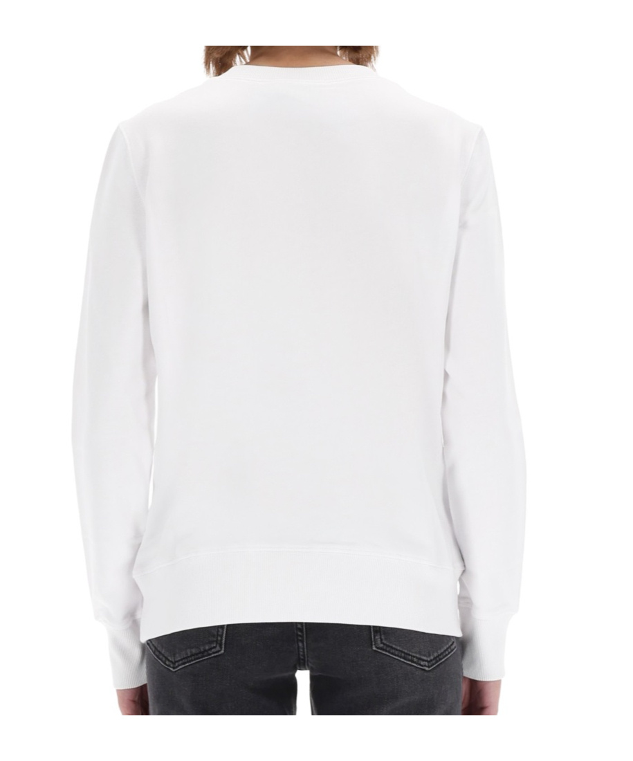 Versace Jeans Crew Neck Sweatshirt In White