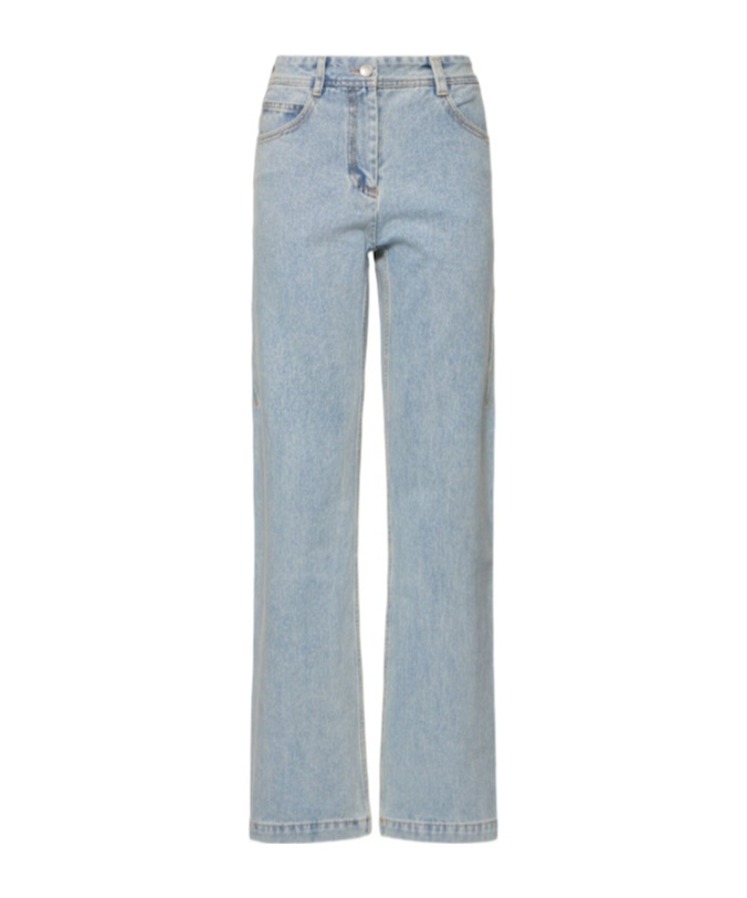 Low Classic Straight Fit Mid Rise Denim Jeans