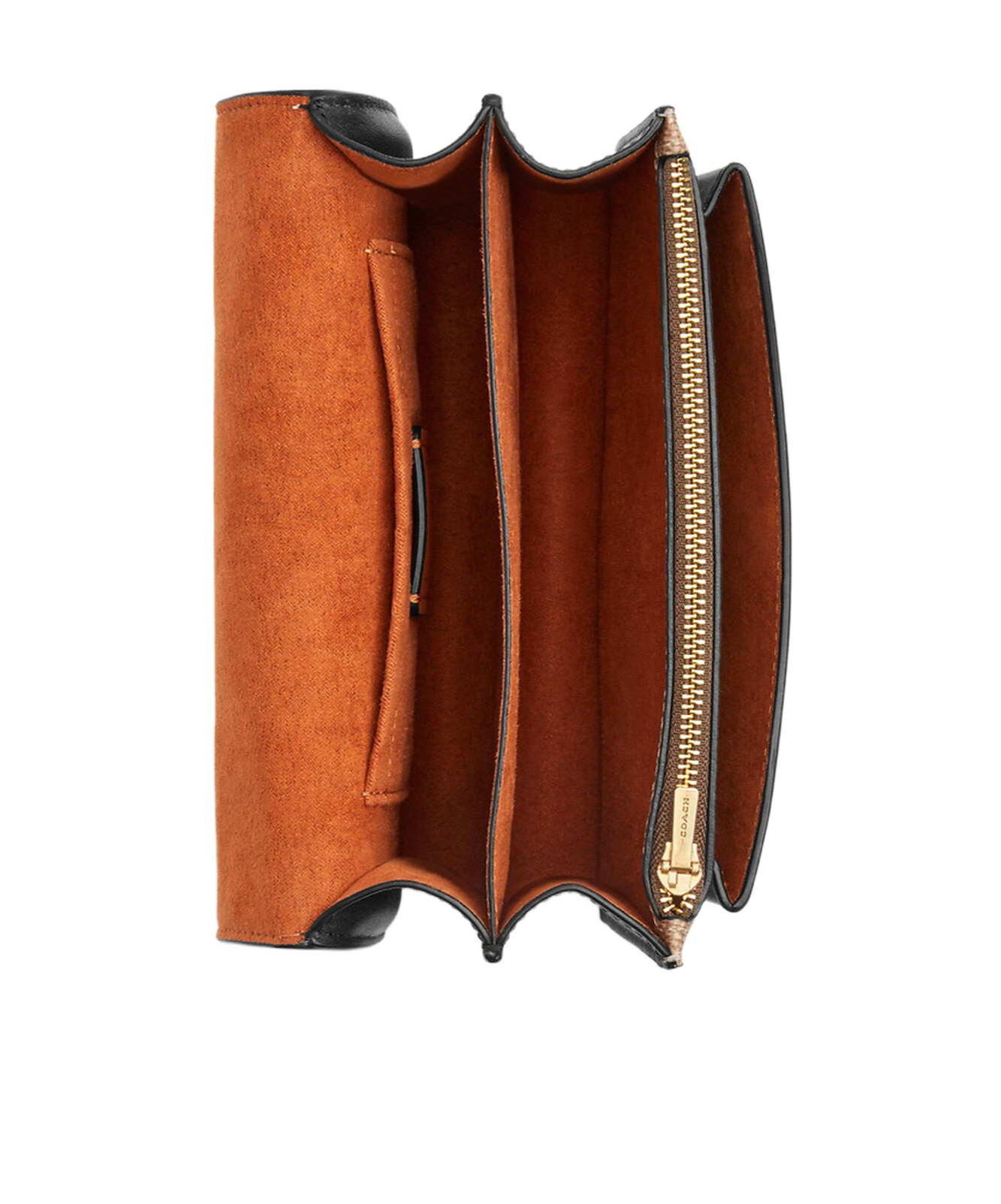 Coach Mini Kare's Signature Canvas Crossbody Bag In Brown