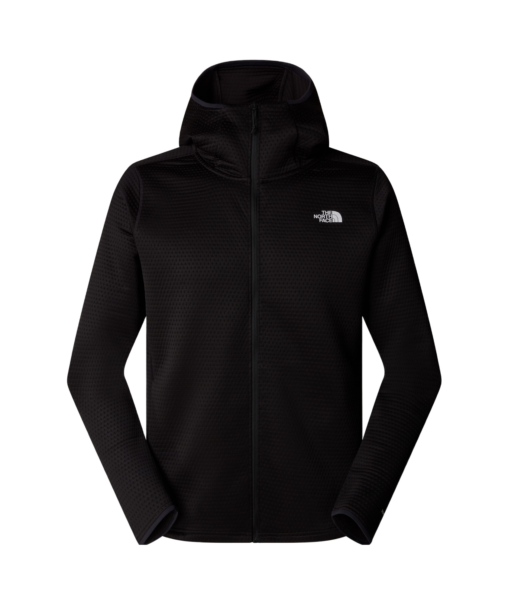 Shop The North Face Knitted Hooded Jacket In Black