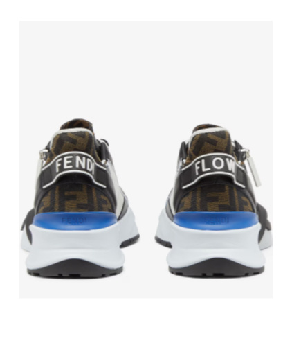 Fendi Mania Flow Runnning Sneakers In Black