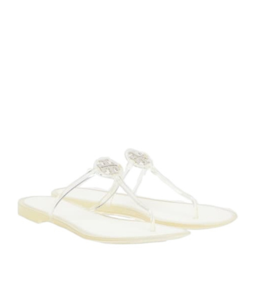 Tory Burch Mini Miller Thong Sandals In White